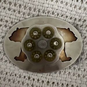 Don Applegate Handmade 10-44-B-DMA MAG BEAR Belt Buckle Caliber Bullet Shells